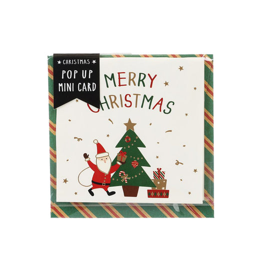 APJ Xmas Card Pop Up - Santa Green  (7g)