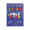 PICCADILLY GOODBYE CARD JUMBO - BLUE - LOG-ON