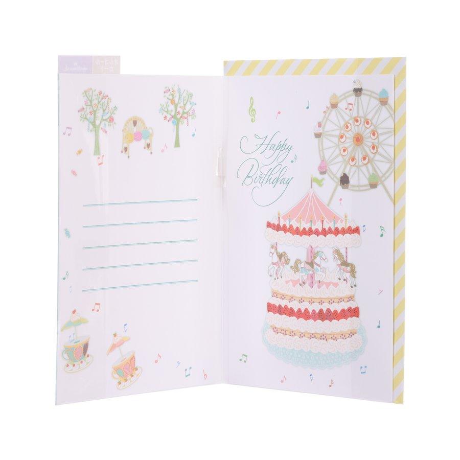 HALLMARK Birthday Card Music - Carousel Cake (20g) - LOG-ON