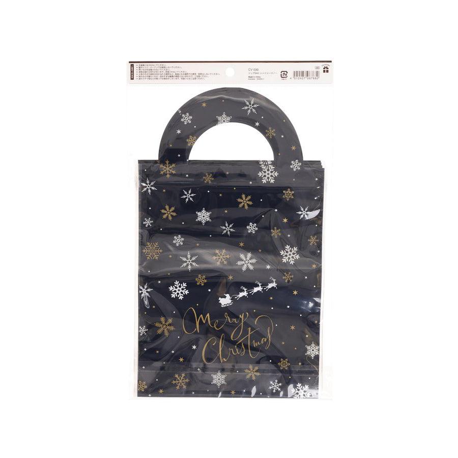 TSUTSUMU Xmas Zipper Bag 17X8X27cm 5pcs - Snowflake (42g) - LOG-ON