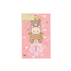 SAN-X 鬆弛熊 利是封 3件 110X70MM - 粉紅  (9g)