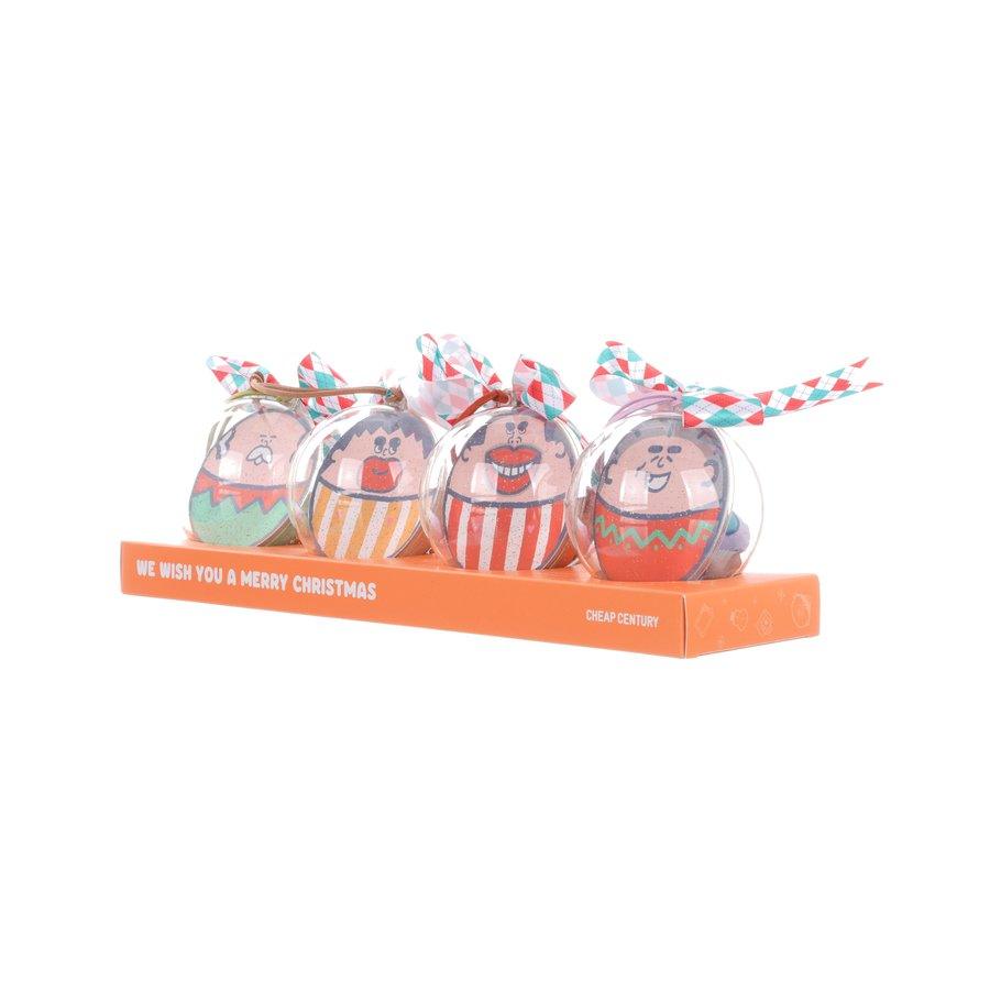 TAIMASING Taimasing Xmas Ornament (Set Of 4) - LOG-ON