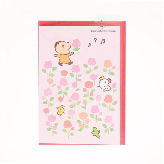 SANRIO Everyday Card Pop Up - Minna No Tabo Rose - LOG-ON