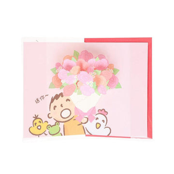 SANRIO Everyday Card Pop Up - Minna No Tabo Rose - LOG-ON