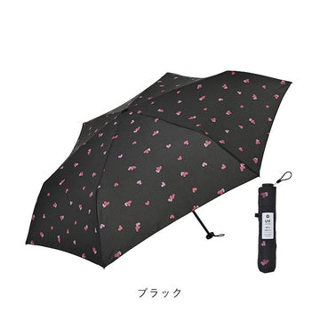 NIFTY COLORS 心形蠟筆 迷你縮骨遮55CM - 黑色 (130g)