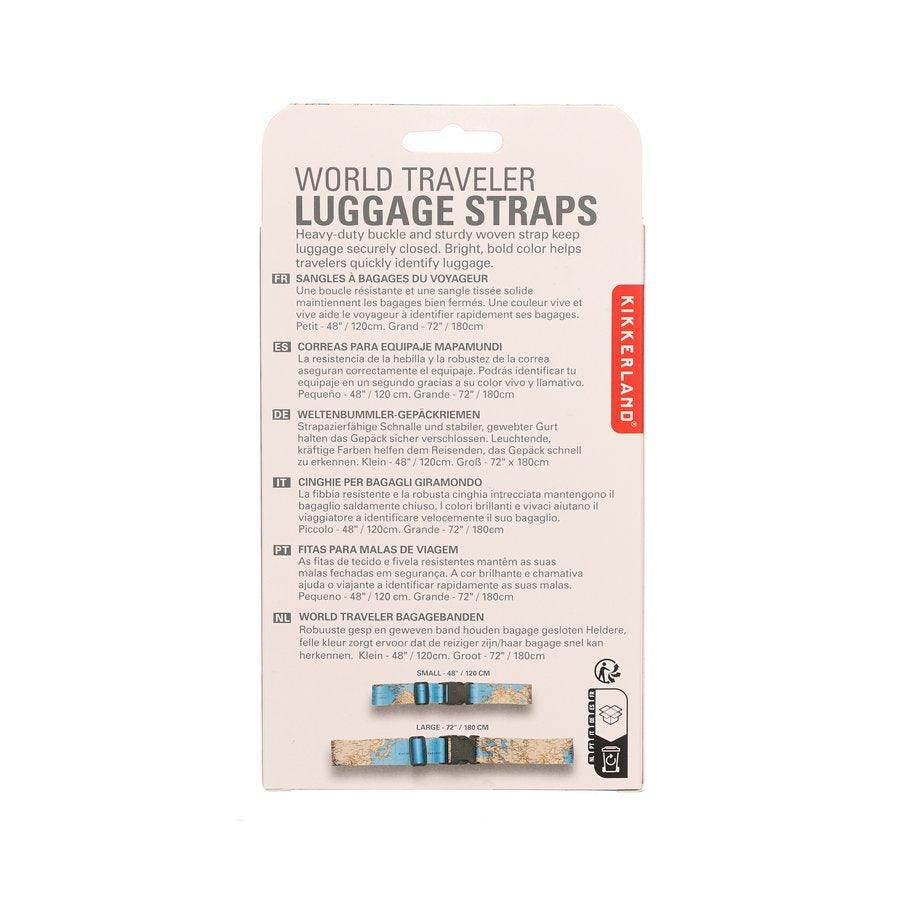 KIKKERLAND World Traveler Luggage Straps - LOG-ON