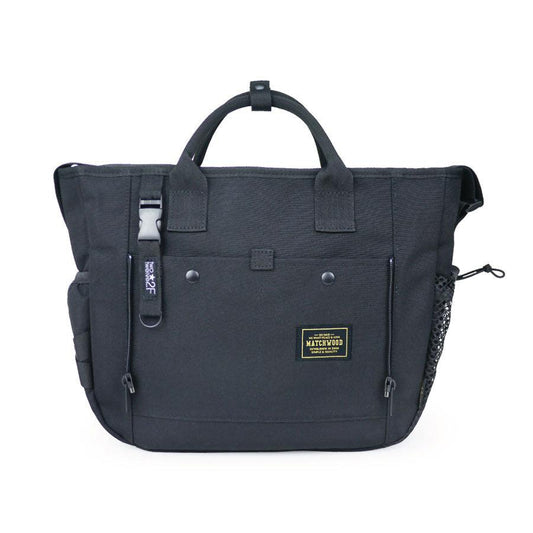 MATCHWOOD Military 3way Tote - Black - LOG-ON