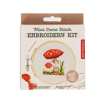 KIKKERLAND Crossstitch Embroidery Kit-Mushroom