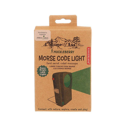KIKKERLAND Huckleberry Morse Code Light – LOG-ON