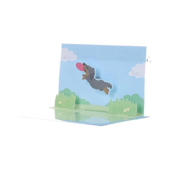 SANRIO Birthday Card Pop Up - Dachshund - LOG-ON