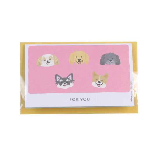 SANRIO For You Card Pop Up - 5 Dogs - LOG-ON