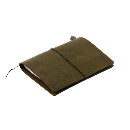 TRAVELER'S NOTEBOOK TN Passport Size - Olive (117g) - LOG-ON