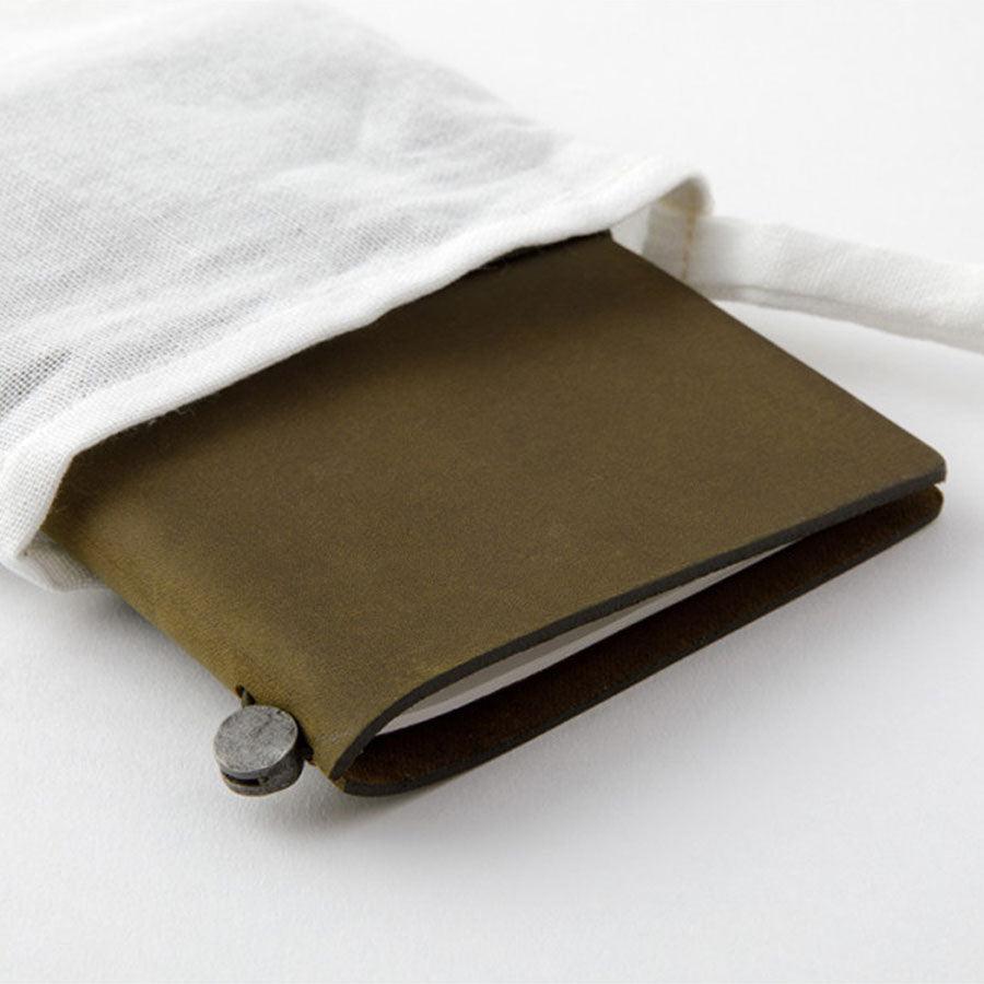 TRAVELER'S NOTEBOOK TN Passport Size - Olive (117g) - LOG-ON