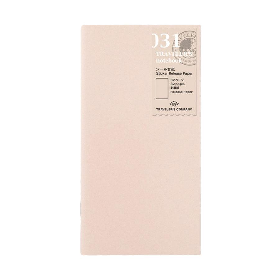 TRAVELER'S NOTEBOOK TN R031 Sticker Release Paper Refill (55g) - LOG-ON