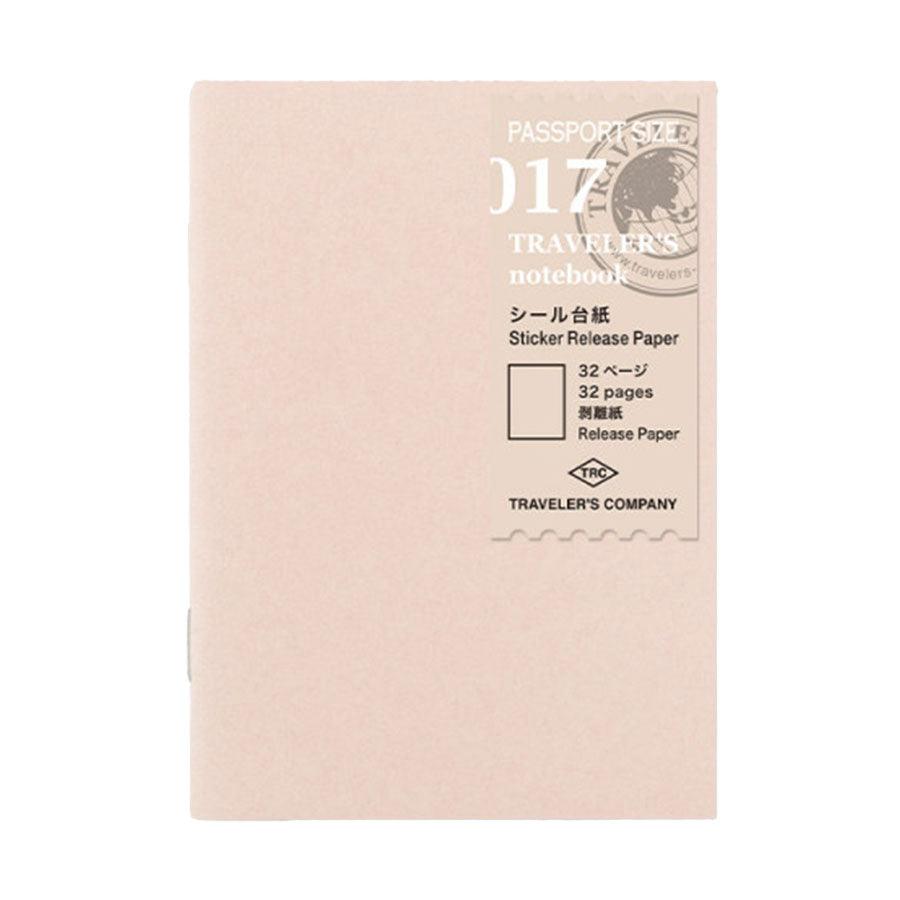 TRAVELER'S NOTEBOOK TN P017 Sticker Release Paper Refill (27g) - LOG-ON