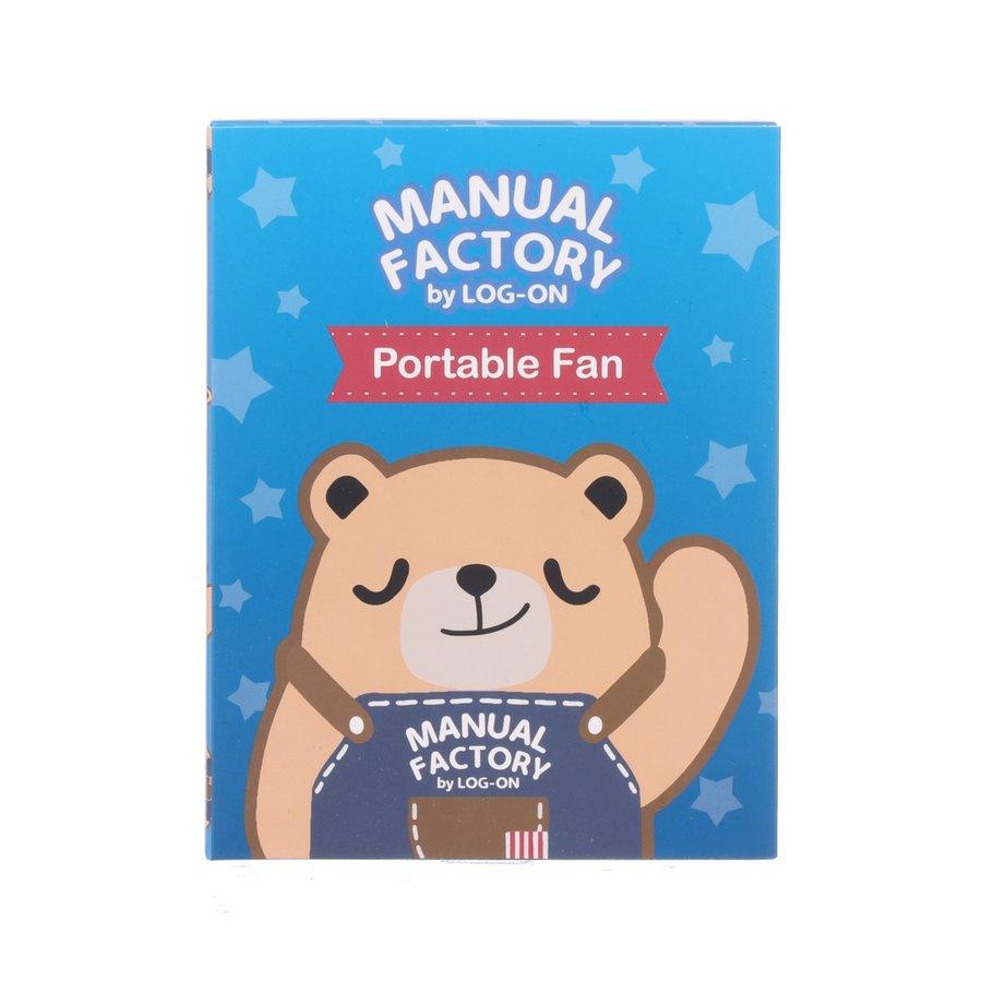 MANUAL FACTORY MF Bear Portable Mini Fan - LOG-ON