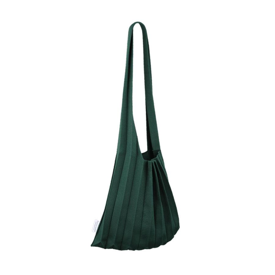 PLEATSMAMA PM11ZW-CB01 Cross Bag Deep Green - LOG-ON