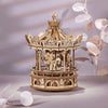 ROBOTIME ROKR Romantic Carousel Wooden Puzzle - LOG-ON