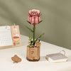 ROBOTIME Roka Wooden Puzzle Pink Rose - LOG-ON