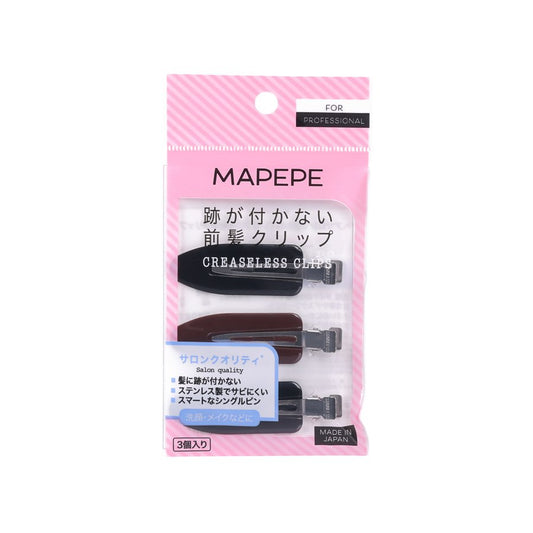 MAPEPE MAPEPE 無痕瀏海髮夾 (黑棕)  (1g)