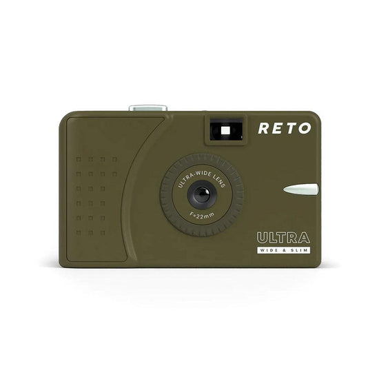 RETO Wide Slim Film Camera Olive - LOG-ON