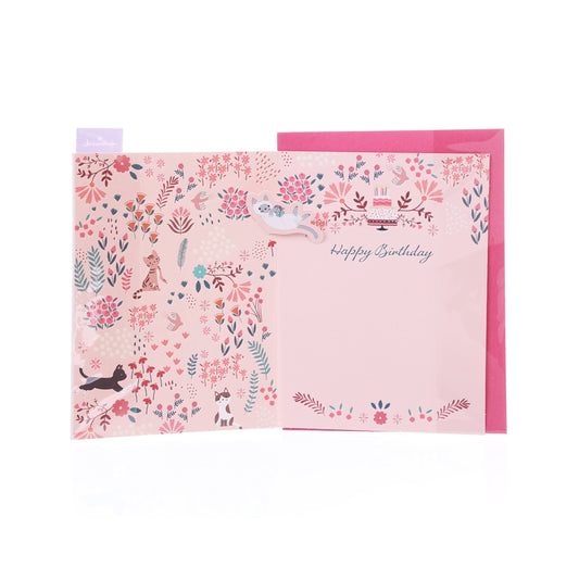 HALLMARK Birthday Card Pop Up - Cat  (20g)
