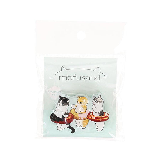 MARIMOCRAFT Mofusand Acrylic Clip - Donut (15g) - LOG-ON