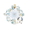 MARIMOCRAFT Mofusand Wall Clock - Shark (420g) - LOG-ON