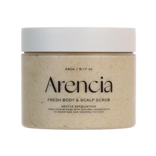 ARENCIA FRESH BODY & SCALP SCRUB GERANIUM & PRIMROSE 260G (260g) - LOG-ON