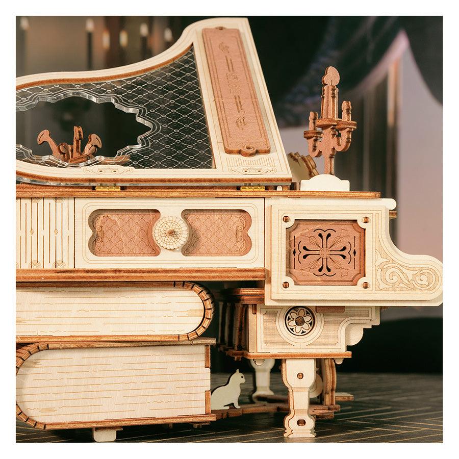 ROBOTIME ROKR Magic Piano Mechanical Music Box - LOG-ON