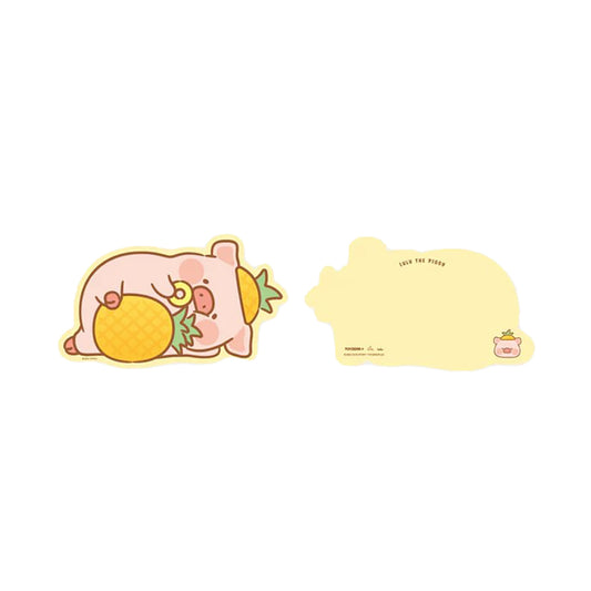 LULU THE PIGGY 罐頭豬LuLu 水果罐 明信片- 菠蘿