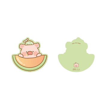 LULU THE PIGGY 罐頭豬LuLu 水果罐 明信片 - 蜜瓜