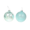 JLINE Xmas Glass Ornament Ballbox Set 11cm 4 pcs - Mint Green - LOG-ON