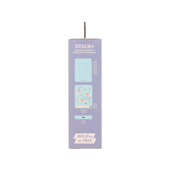 THECOOPIDEA Thecoopidea X Sanrio STACK+ Magnetic Wireless 5000mAh Powerbank Cinnamoroll - LOG-ON