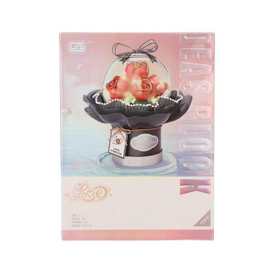 LOZ LOZ Vintage Red Rose (With Light) - LOG-ON