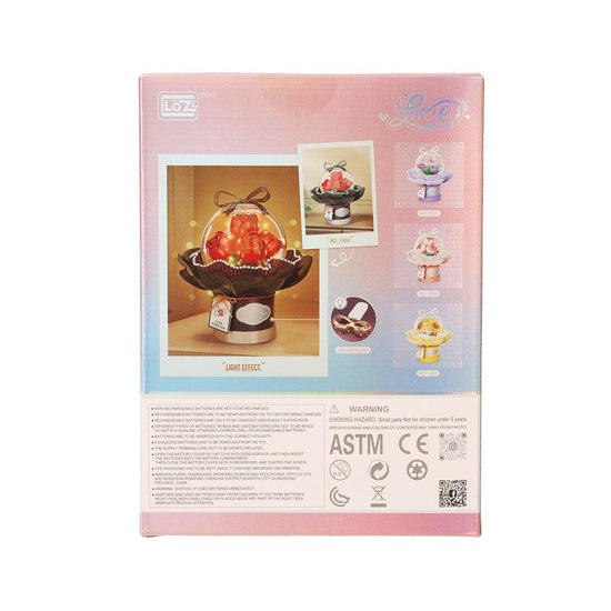 LOZ LOZ Vintage Red Rose (With Light) - LOG-ON