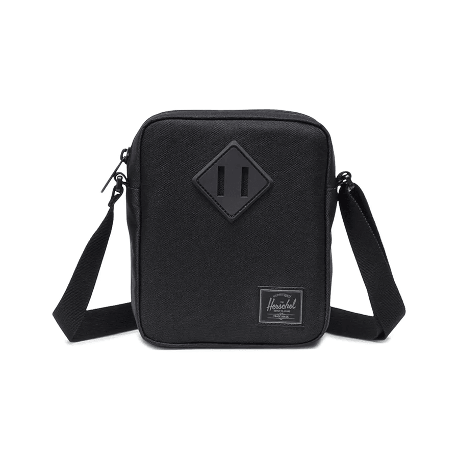 HERSCHEL HSC S423 HERITAGE CROSSBODY-BLACK TONAL - LOG-ON