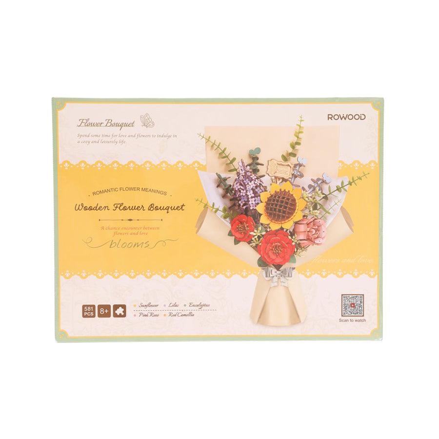 ROBOTIME ROKR Wooden Flower Bouquet - LOG-ON