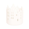 NANKAI TSUSHO Xmas Porcelain Candle Holder City Light - Town Hall Square (154g) - LOG-ON