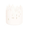 NANKAI TSUSHO Xmas Porcelain Candle Holder City Light - Town Hall Square (154g) - LOG-ON