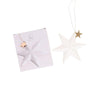 NANKAI TSUSHO Xmas Porcelain Ornament Star 10cm - Gold (40g) - LOG-ON