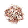 PASEO Xmas Glitter Wreath 25cm - Pink (320g) - LOG-ON