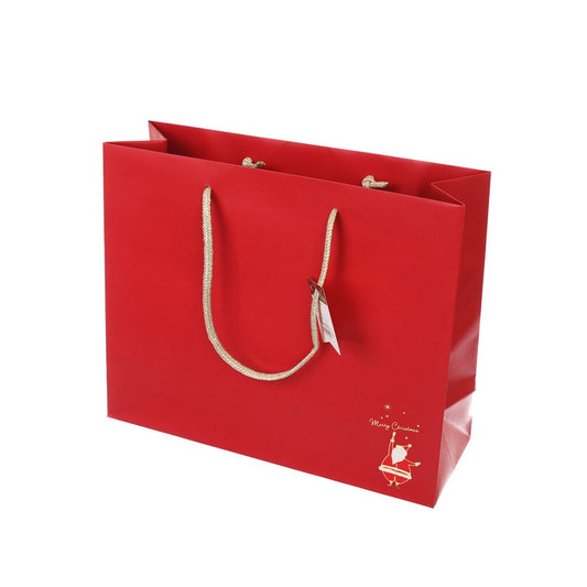 TSUTSUMU Xmas Paper Bag 28 X 34 cm - Red  (103g)