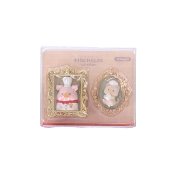 LULU THE PIGGY Lulu the Piggy Grand Dining 3D Magnet