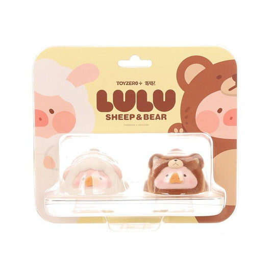 TOYZEROPLUS LuLu The Piggy Cozy LuLu Bear & Sheep - LOG-ON