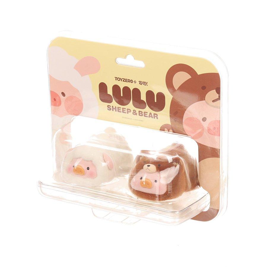 TOYZEROPLUS LuLu The Piggy Cozy LuLu Bear & Sheep - LOG-ON