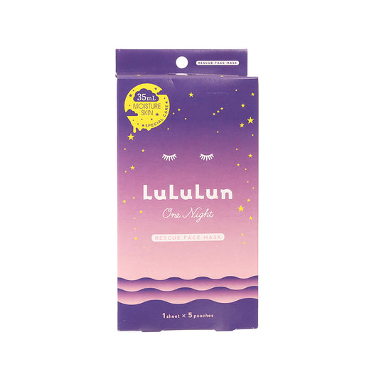 LULULUN LuLuLun Onenight Rescue Moisture Skin Face Mask (5 sheets)
