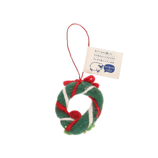 FELT&KNIT XMAS FELT ORNAMENT MOTIF 4.5-6.8CM 1PC (3g) - LOG-ON