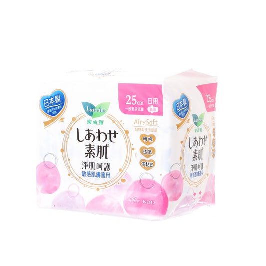 LAURIER 樂而雅淨肌呵護絲薄日用25cm 17片裝  (17pcs)