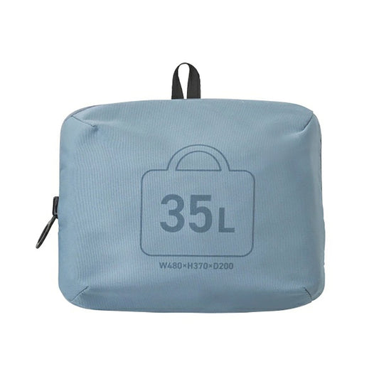 MILESTO 折疊式旅行袋 35L - 灰藍色